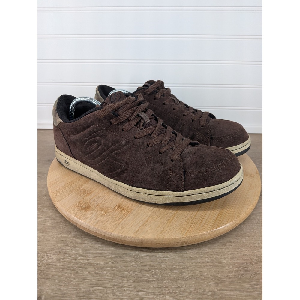 eS Shelton Skateboarding Shoes Suede Brown Sneakers Mens 11 y2k‎ chunky skater